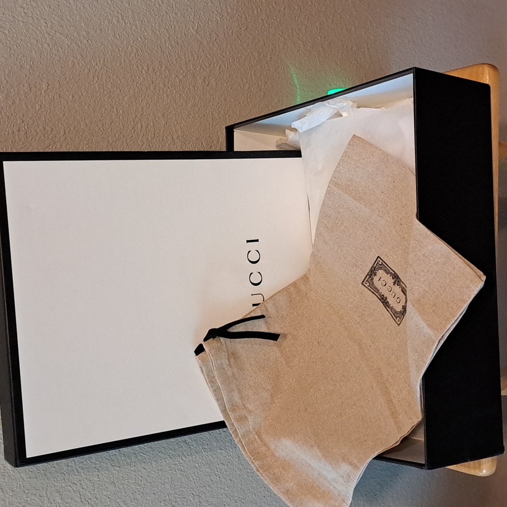 Extra Large Gucci Box and Dust Bags (Boots)